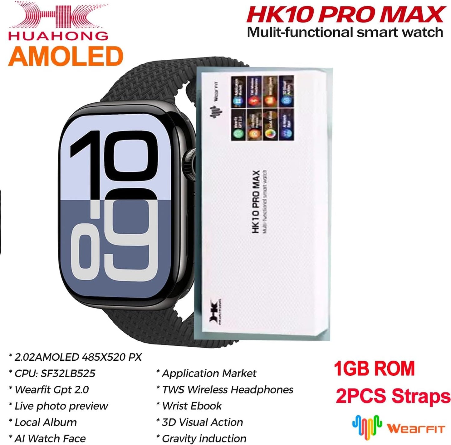 HK10 PRO MAX SMARTWATCH