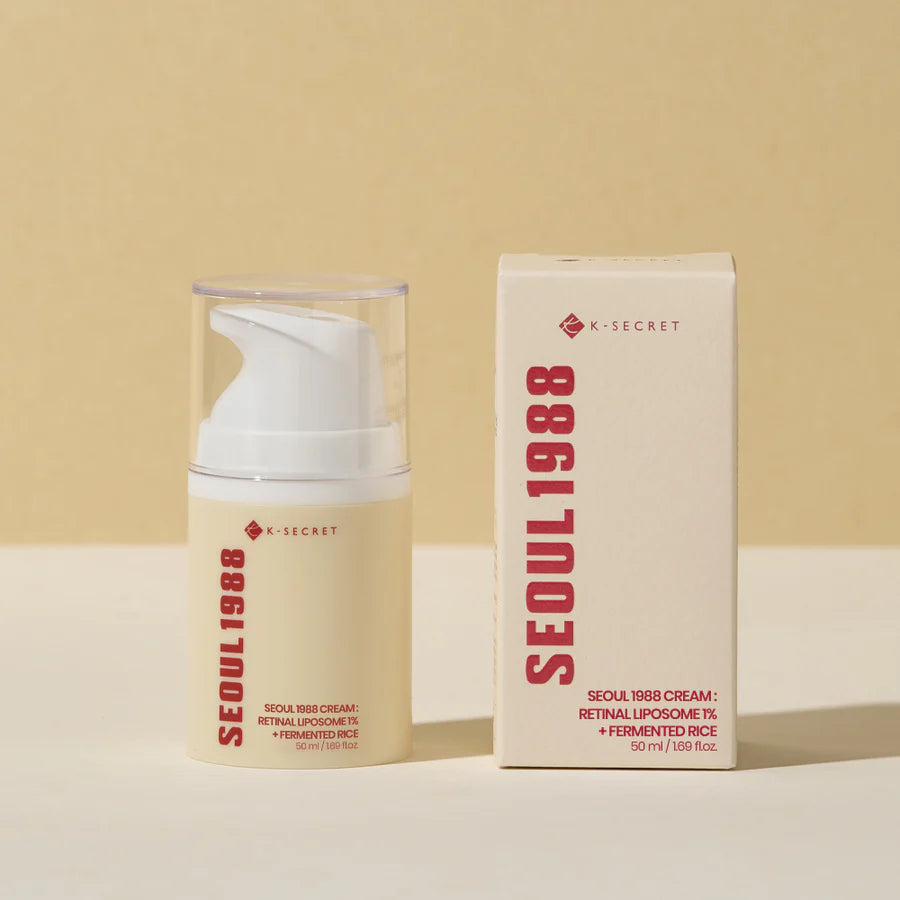 K-Secret Seoul 1988 Cream: Retinal Liposome 1% + Fermented Rice 50ml