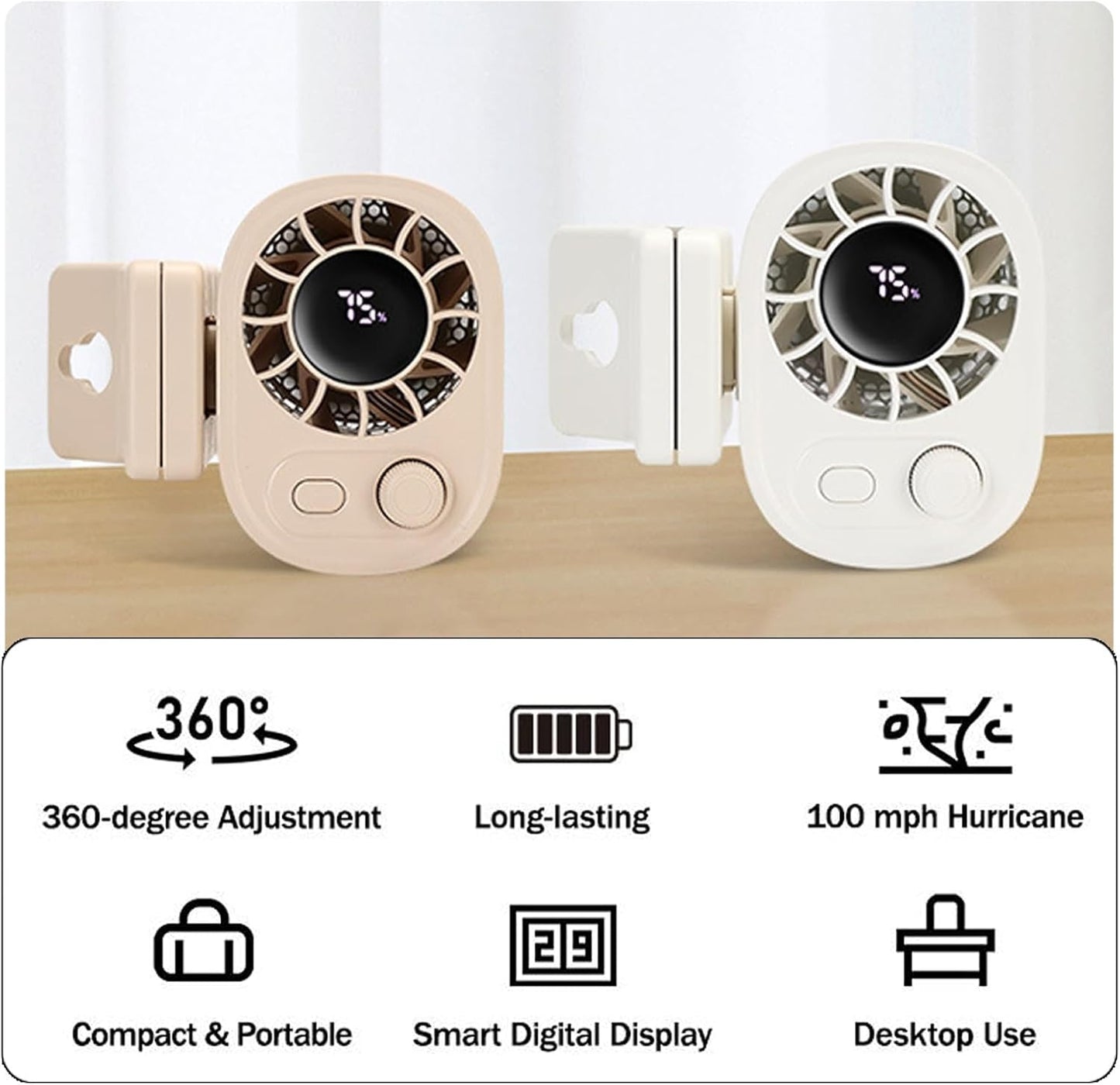 AR-29 High Speep Mini Clip Fan