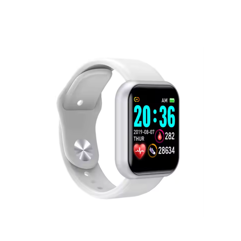 D20 Waterproof Touchscreen Smartwatch - Black